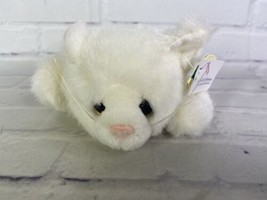 The Bearington Collection Sissy Jr Laying Floppy Cat Kitten Plush Stuffed Animal - £19.06 GBP