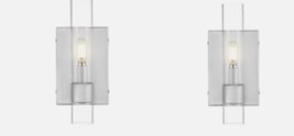 Ove Bennett Sconce, 2-pack, Brushed Nickel Brand New - £55.38 GBP