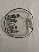 Silver City Sterling Silver Overlay Flanders Poppy Celery Serving Plate Floral - £26.36 GBP