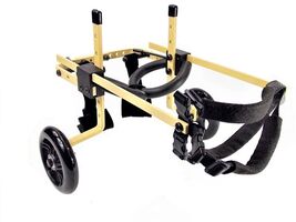 Pets and Wheels Dog Wheelchair - For XS/S Size Dog - Color Tan 12-25 Lbs - $2,342.72 MXN