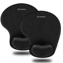 Mouse Pad, 2 Pack Ergonomic Mouse Pads With Comfortable And Cooling Gel ... - £22.18 GBP