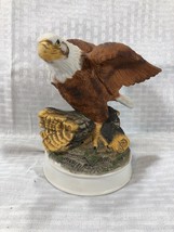 &quot;Birds In Flight&quot; Eagle on Log Americana Collection Royal Heritage 5 1/4&quot; Tall - £14.93 GBP
