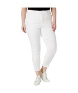 Seven7 Melissa McCarthy Women&#39;s Plus Size Pencil Cut Colored Jean, White... - £73.35 GBP