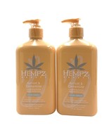 Hempz Apricot &amp; Clementine Smoothing Herbal Body Moisturizer 17 fl.oz-2 ... - $50.36