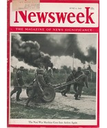 Newsweek 1942, June 8,  The Nazi War Machine Goes Into Action Again,,  U... - €13,96 EUR