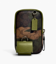 Coach Multifunction Phone Pack In Signature Canvas With Camo Print CC026 NWT - £101.20 GBP