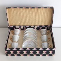 Rudolf Kämpf Art Deco Cup &amp; Saucer Set, RGK, Boxed, Pearlescent, Vintage... - £41.63 GBP