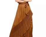 Small  Ramy Brook  Womens Copper Nadine One Shoulder Maxi Dress BNWTS $545 - $199.99