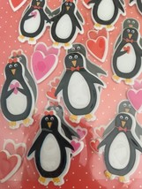 American Greetings Stickers Penguins in Love Hearts Couple 40 Valentines Day - £3.19 GBP