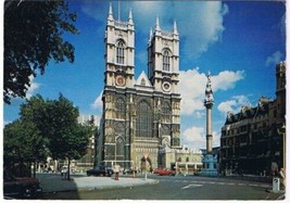 VINTAGE Westminister Abbey London England Postcard - $2.16