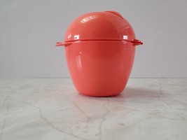 Tupperware Red Apple Keeper Saver Forget Me Not Storage Food Container #... - $12.95