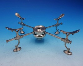 Robert Hennell I Georgian English Sterling Silver Warming Stand w/Burner (#4204) - £1,408.29 GBP