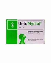 5 PACK  GELOMYRTOL FORTE 300mg 20 caps. Acute and chronic bronchitis and... - £68.80 GBP