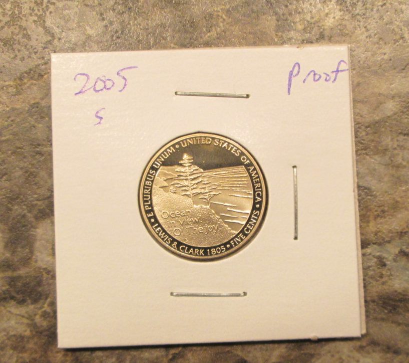 2005-S Proof Jefferson Nickel Westward Journey Ocean in View - $3.25