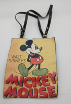 Vintage Walt Disney 1980&#39;s Mickey Mouse Faux Leather Medium Tote Bag purse - $19.00