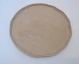 Vietri Forma Round Serving Platter Charger Sand Gold Tan New - $44.11