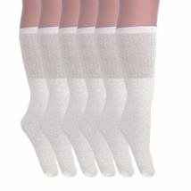 AWS/American Made Athletic Tube Socks White Sport Socks 6 PAIRS Size 9 to 15 - £17.90 GBP