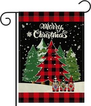 Merry Christmas Garden Flag Winter Outdoor Christmas Decorations (12.5&quot;x18&quot;) - £9.90 GBP