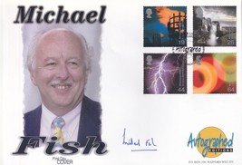 Michael fish bbc tv weather presenter hand signed fdc 148120 p thumb200