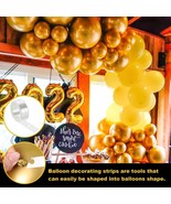 50 Pcs ,Golden Balloon -12In Quality Latex Party Balloons DIY, Garland A... - $9.99