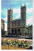 Quebec Laminated Postcard RPPC Notre Dame Basilica - £1.66 GBP