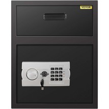 Digital Depository Safe 1.7 Cu Ft Electronic Lock Carbon Steel w/Slot - $130.99