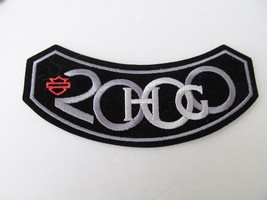 HARLEY-DAVIDSON OWNERS GROUP 2000 HOG H.O.G. rocker emblem jacket patch  - $18.62