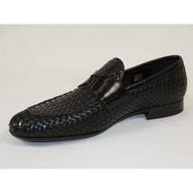 Men's GENIO Genuine Braided Leather Upper And Sole Shoes Turkey 120196067 Black image 3