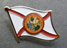 Florida Us State Single Flag Pin Badge 7/8 Inch - £4.43 GBP