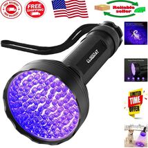 Lightweight and Waterproof UV 100 LED Flashlight for Home &amp; Outdoor Insp... - $664.49 MXN