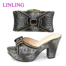 Special Design Italian Mature Style Nigerian Women Shoes and Bag to Match INS Ho - £95.33 GBP