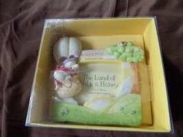 The Land Of Milk &amp; Honey &#39;Baby&#39;s First Vacation&#39; Photo Frame 3&#39;x3 enesco - £3.97 GBP