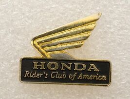 Vintage Jewelry Lapel Pin Honda Gold Wing Motorcycle Rider's Club of Ame... - $12.86