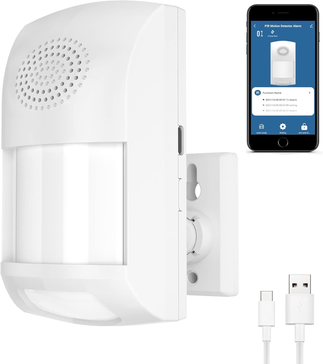 Smart Motion Sensor, Wifi Wireless Security Alarm, Home Security Pir, Siri - $37.99