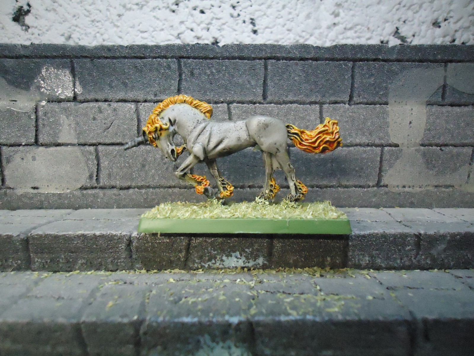bloodbowl unicorn amazon star player lucky luc metal citadel painted warhammer - $49.62
