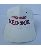 Vtg Lynchburg Red Sox Snapback Hat Minor League 70’s/80’s White Milb - $66.34 CAD