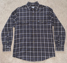 Carhartt Button Down Work Shirt Size M Plaid Long Sleeve S220 MHY - $25.00