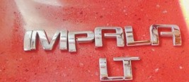 2006-2013 Chevy Impala Lt Rear Trunk Emblem Letters Logo Badge Chrome Oem Used - $10.79