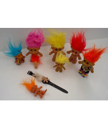 Vintage troll doll lot forest troll, roller blader, troll key chain, tro... - £17.02 GBP