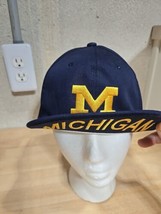 Vintage University Michigan Wolverines Snapback Annco Hat Block M Stitched Brim - $45.14