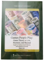 Great Courses Games People Play Game Theory in Life &amp; Business etc 2 DVDs + Book - £12.87 GBP