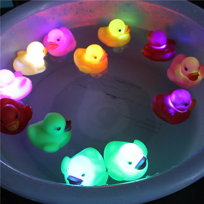LED Floating Duck Baby Bathroom Toy Interactive Water for PLAY Pool Beach - £8.81 GBP+