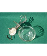 Rotary Egg Eggs Beater Vintage Glass Metal Kitchen Mixer 16oz.1923 99 years old  - $80.00