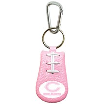 NFL Chicago Bears Pink Football Textured Keychain w/Carabiner by GameWear - £18.82 GBP