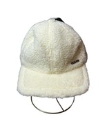 Steve Madden Womens Ivory Off White Sherpa Cap With Logo Adjustable One ... - $23.14