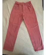 Ruby Rd. Colored Jeans Stretch High Rise Salmon Pink - Sz 12 - $16.00