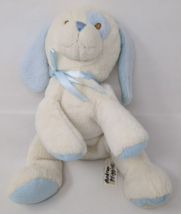 Toys R Us Animal Alley My First Puppy Blue Ears Patch White Plush Dog 10... - £12.75 GBP