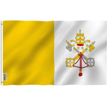 Anley Fly Breeze 3x5 Foot Vatican Flag - State of Vatican City Flags Polyester - £6.17 GBP