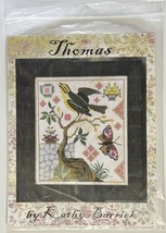 Thomas CROSS STITCH SAMPLER CHART by KATHY BARRICK - £17.99 GBP