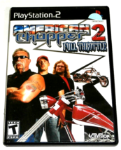 PS2 Game American Chopper 2 Full Throttle Rated With Original Disc Manual &amp; Case - £2.71 GBP